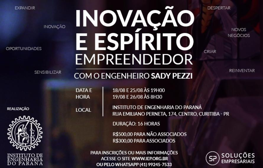 Curso Inovação e Espírito Empreendedor